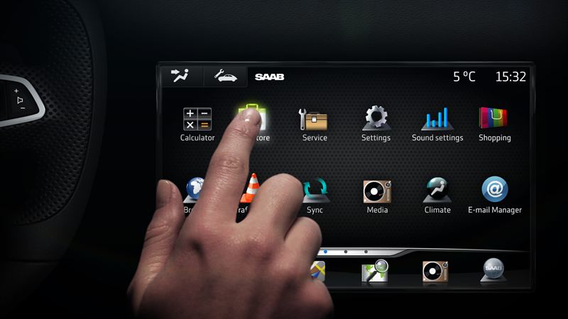 First in the automotive industry: Saab IQon – infotainment system through open innovation